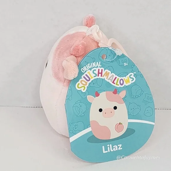 LILAZ 🍑🐮 Peach Colored Peach Cow with Peach Original Squishmallow ☆ NWT ☆ - Picture 2 of 8